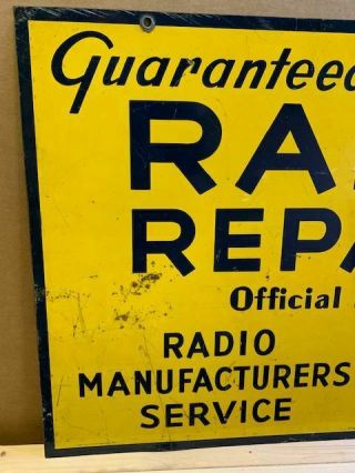 RCA Radio Service Advertisement Sign 2