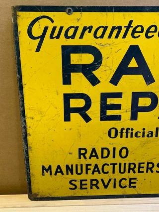 RCA Radio Service Advertisement Sign 5