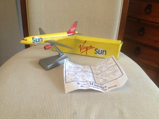 Virgin Sun Airbus A320 Wooster Onboard Aircraft Model Boxed Complete