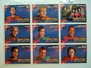 1993 Skybox Star Trek Deep Space Nine Ds9 Base Complete Set - 100 Cards