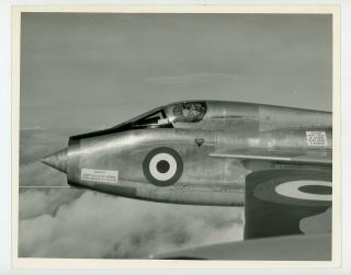 Close - Up Photograph Of English Electric Lightning T.  4 Xl628 In Flight 1959