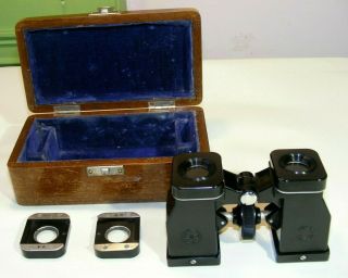 Philips “metalix” Pseudoscope With Case & Accessories C.  1930.