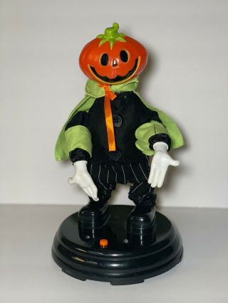 Gemmy Pumpkin Man Grave Raver Target Halloween 2009 Rare