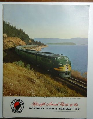 Northern Pacific Railroad 1951 Annual Report