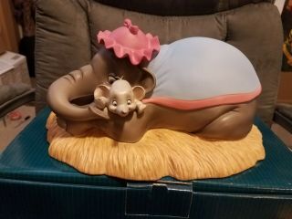 Disney Wdcc Dumbo - Mrs.  Jumbo & Dumbo " Baby Mine " With And Box