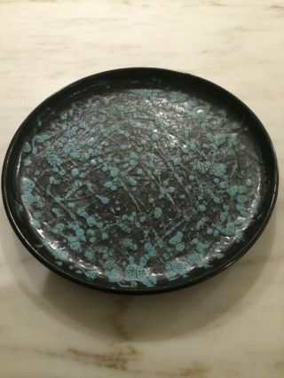 Heath Ceramics Pottery Platter Experimental Drip Glaze California Mid - Century 13
