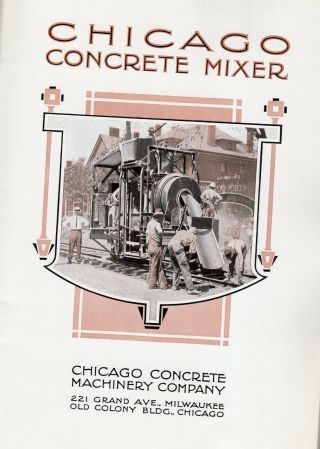 Vintage Chicago Concrete Mixers