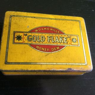" Gold Flake " Tobacco Tin
