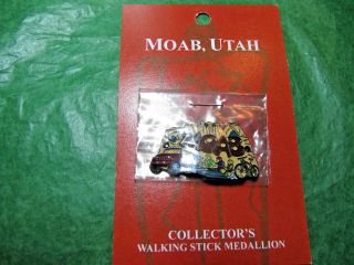 Moab Utah Four - Wheeling,  River Rafting,  Mountain Biking Hiking Medallion (h35)