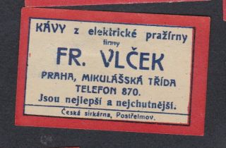 Ae Old Matchbox Label Czechoslovakia 000020
