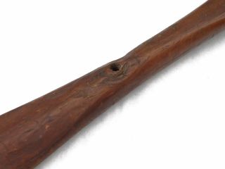 19th C.  Northwest Coast Native American Indian Quinault Triball Yew Wood Paddle 3