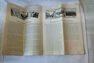Rare 1920 ' s Map Across America by Central Route US 40 US 50 US 30 Brochure 7