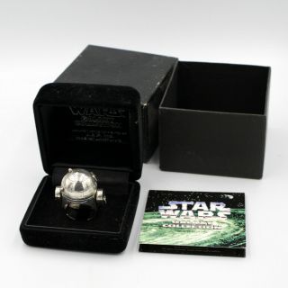 Star Wars Japan Official Sterling Silver Ring R2 - D2 Awesome Gimmick Us8 W/box