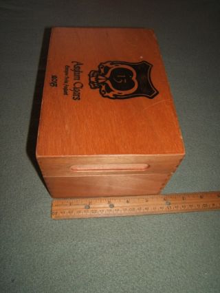 Asylum 13 Empty 2013 Cigar Wood Box With Removable Top 50 X 5 5