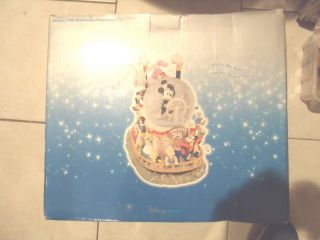 Disney Mickey Mouse 75th Anniversary Steamboat Willie Musical Snowglobe