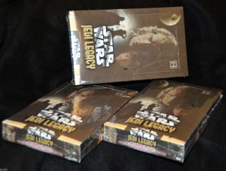 Three Boxes Of 2013 Topps Star Wars Jedi Legacy,  Factory,  Hobby