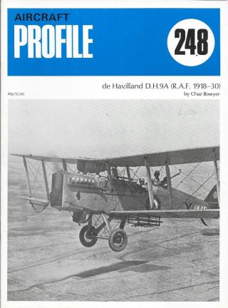 Aircraft Profile No.  248 De Havilland Dh 9a Raf 1918 - 1930 - Chaz Bowyer