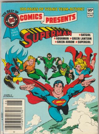 Best Of Dc Blue Ribbon Digest 13 - Superman Team - Ups - 1981 - Very Fine (8.  0)