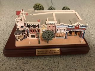 Disney Olszewski Disneyland Main Street Carnation Cafe / Penny Arcade Miniature