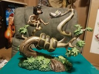 Disney Wdcc The Jungle Book - Kaa And Mowgli " Trust In Me " With And Box