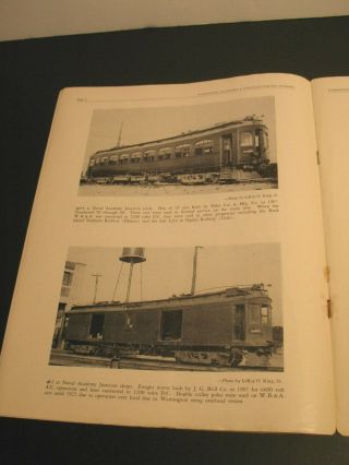 PICTORIAL HISTORY OF THE WASHINGTON BALTIMORE & ANNAPOLIS ELECTRIC RAILROAD 1951 4