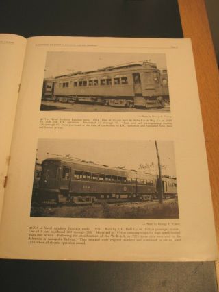 PICTORIAL HISTORY OF THE WASHINGTON BALTIMORE & ANNAPOLIS ELECTRIC RAILROAD 1951 5
