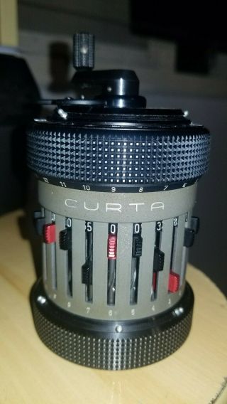Curta Type Ii Mechanical Calculator With Metal Case - 526926 Nr