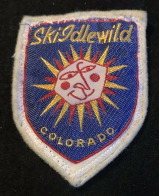 Idlewild Lost Ski Area 1961 - 1986 Vtg Htf Skiing Patch Colorado Souvenir Travel