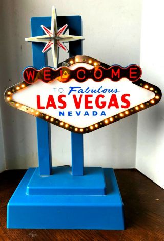 Iconic Welcome To Las Vegas Nevada,  Flashing Casino Sign 12 
