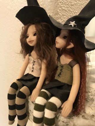 Liz Amend Ooak Fairy Faery Pixie Witch Dolls Gillian Sally Owens Practical Magic