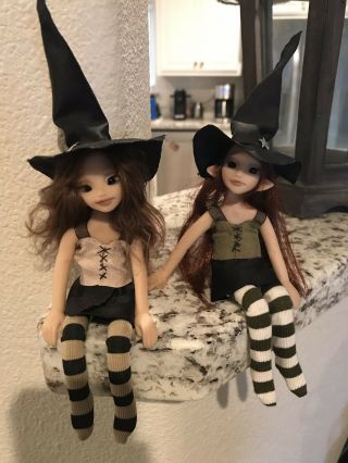 Liz Amend OOAK Fairy Faery Pixie Witch Dolls Gillian Sally Owens Practical Magic 2