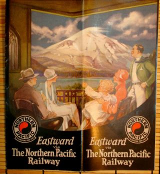 Eastward Via The Northern Pacific Railway Early 1920s Route Guide Pac Nw - Chicago