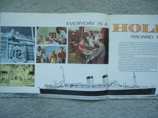 Cunard Line - rms Mauretania - Sunshine Cruises - Brochure - 1960 4