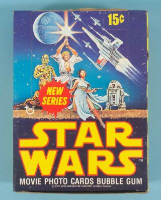 Star Wars 1977 Topps 2nd Series Full 36 Wax Packs Han Solo Leia Luke