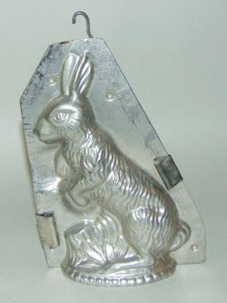 Rare Antique Chocolate Mold Easter Rabbit Bunny Germany