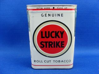 Lucky Strike Tobacco White Pocket Tin