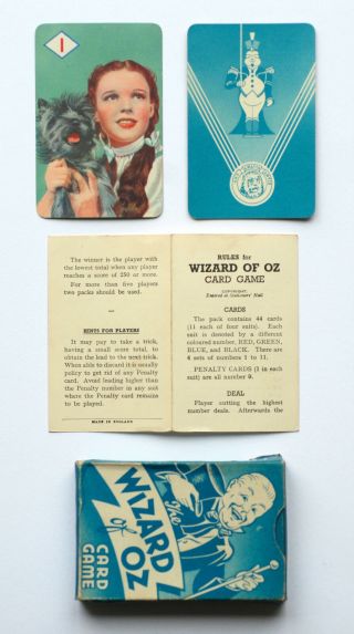 1939 ' WIZARD OF OZ ' card game.  Castell Bros.  (Pepys Brand).  (MGM. ) 5