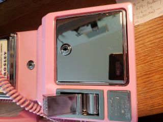 Crosley Pink Retro Pay Phone Telephone Wall Mount Push Button Phone FUN 6