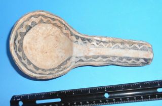 Anasazi Mancos B/white Laddle,  Some Restoration,  From Nm Aba - 14141