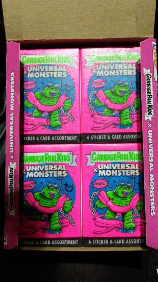 Super7 Comic Con Exclusive Universal Monsters Garbage Pail Kids Wax Pack Limited
