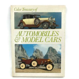 Color Treasury Of Automobiles & Model Cars Hardback 1972 Edoardo Massucci