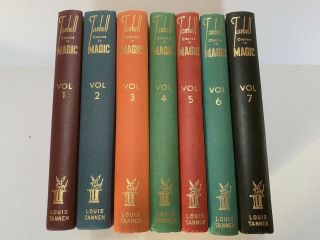 Tarbell Course In Magic Volumes 1 - 7 Very Good - Near Louis Tannen Hc