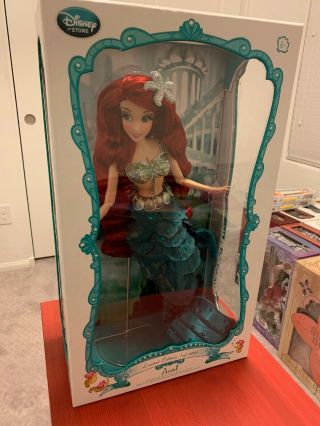 Disney Store Deluxe Ariel Doll Limited Edition Nib 17”