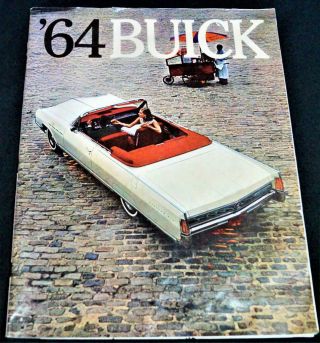 1964 Buick (all Models) Automobile Car Advertising Sales Brochure Guide Vintage
