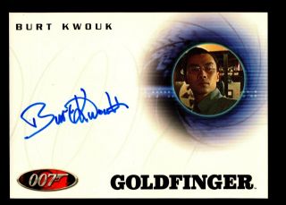 The Quotable James Bond Burt Kwouk As Mr.  Ling Autograph Card A47