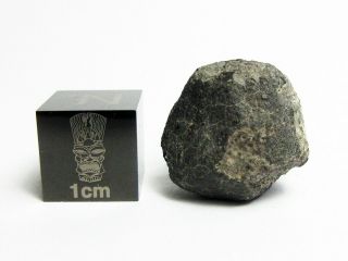 Allende Cv3 Meteorite 3.  58g Captivating Crust On This Carbonaceous Chondrite