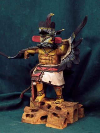 Hopi Kachina Doll - Kwahu,  The Eagle Dancer - Museum Quality