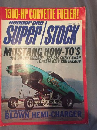 Rodder And Super/stock.  July 1968