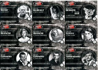 James Bond From Russia With Love Special Edition Commemorative 9 Cards 2003 2