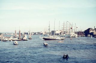 9 x Vintage 35mm Photo Slides,  Tall Ships,  Lifter,  Launches,  Thames Barges 1970s 3